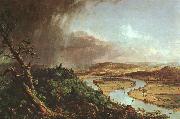 Thomas Cole The Connecticut River near Northampton oil painting